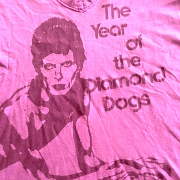 David Bowie genuine vintage Chaser tee. Puffy sleeves. Size Small. - Picture 2 of 4